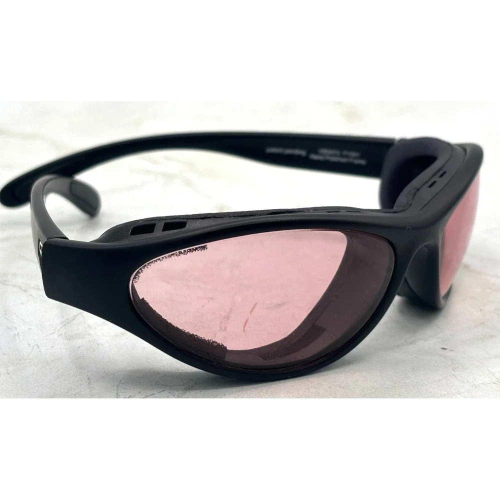 7Eye by Panoptx Viento‎ Sunglasses Rose Lenses Non-Prescription Matte Small Face